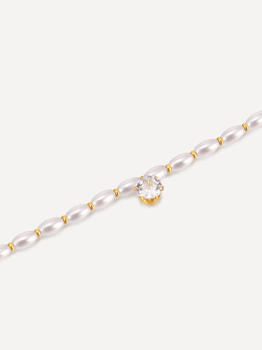 Delicate Pearls ARMBAND Gold ICRUSH Gold/Silver