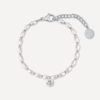 Delicate Pearls ARMBAND Silber ICRUSH Gold/Silver