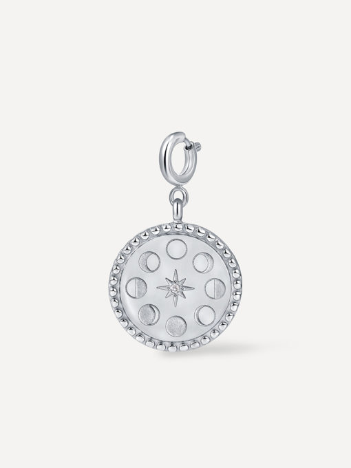 Moon Phase Glow Charm Silber ICRUSH Gold/Silver