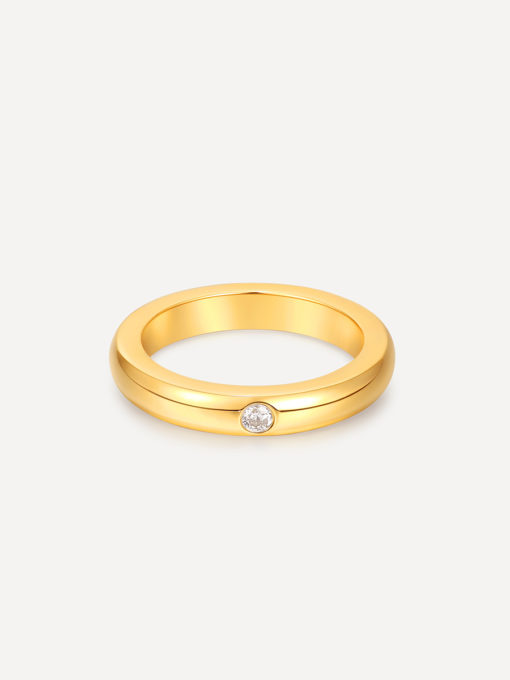 Circular Timeless Ring Gold ICRUSH Gold/Silver