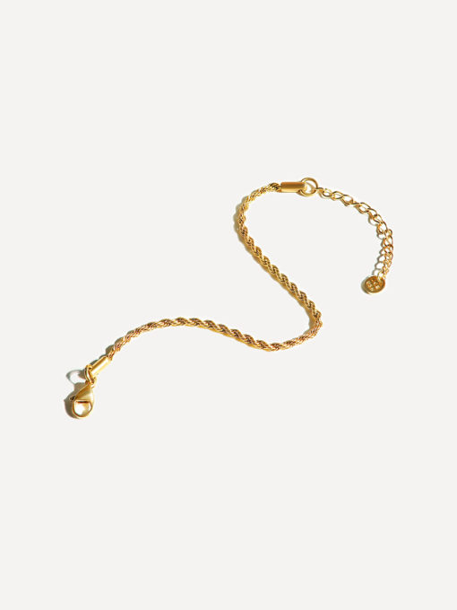 DELICATE DNA Kette Gold ICRUSH Gold/Silver