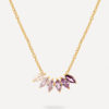 Kaleidos Lavender Kette Silber ICRUSH Gold/Silver