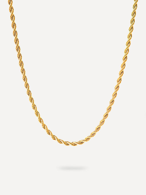 DELICATE DNA Kette Gold ICRUSH Gold/Silver