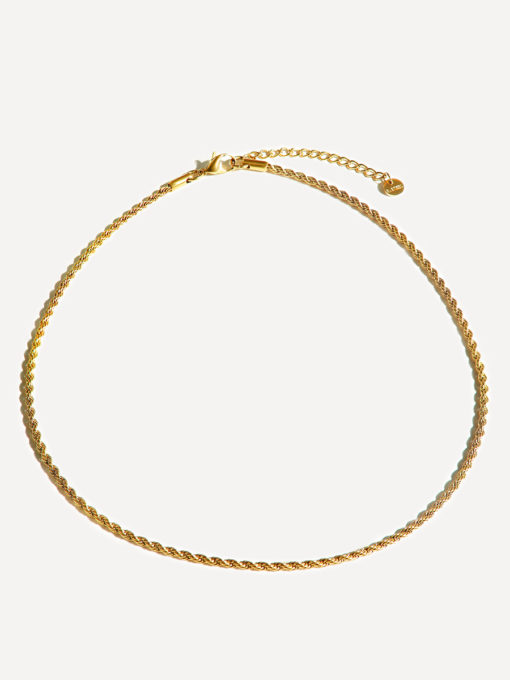 DELICATE DNA Kette Gold ICRUSH Gold/Silver