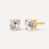 Pure Ohrstecker Silber ICRUSH Gold/Silver