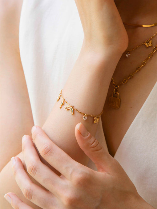 Embrace Love ARMBAND Gold ICRUSH Gold/Silver