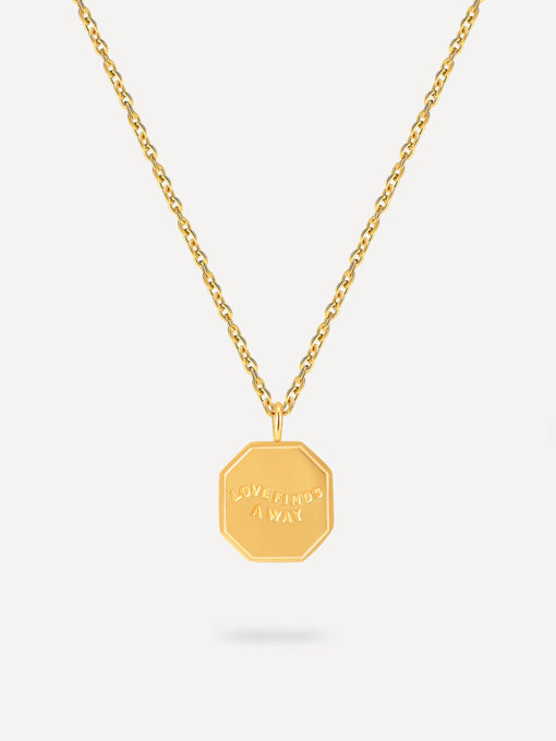 Love Finds a Way Kette Silber ICRUSH Gold/Silver