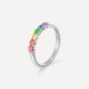 Brilliant Rainbow Ring Silber ICRUSH Gold/Silver