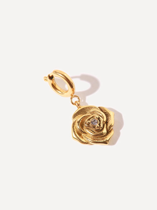 Rose Blooming Grace Charm Gold ICRUSH Gold/Silver