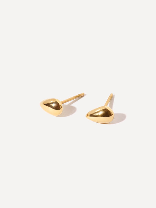 Minimalist Droplet Ohrringe Gold ICRUSH Gold/Silver