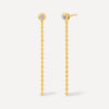 Star Track Tassel Ohrringe Silber ICRUSH Gold/Silver