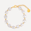 Enchanting Pearl ARMBAND Gold ICRUSH Gold/Silver