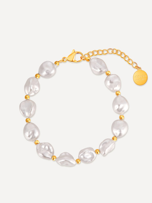 Enchanting Pearl ARMBAND Gold ICRUSH Gold/Silver