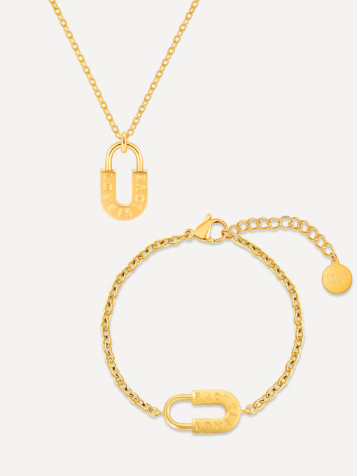 LOVE IS LOVE Set Gold ICRUSH Gold/Silver