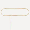 Classic Round Sleek Bodychain Gold ICRUSH Gold/Silver