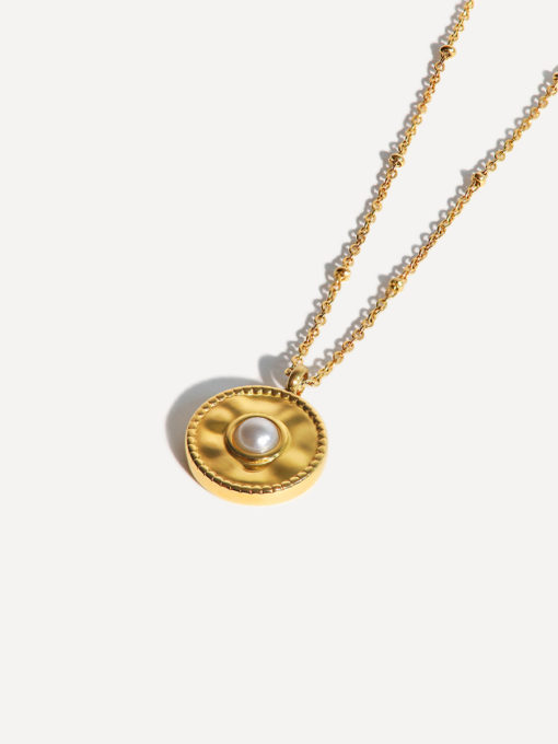 Retro Pearl Kette Gold ICRUSH Gold/Silver