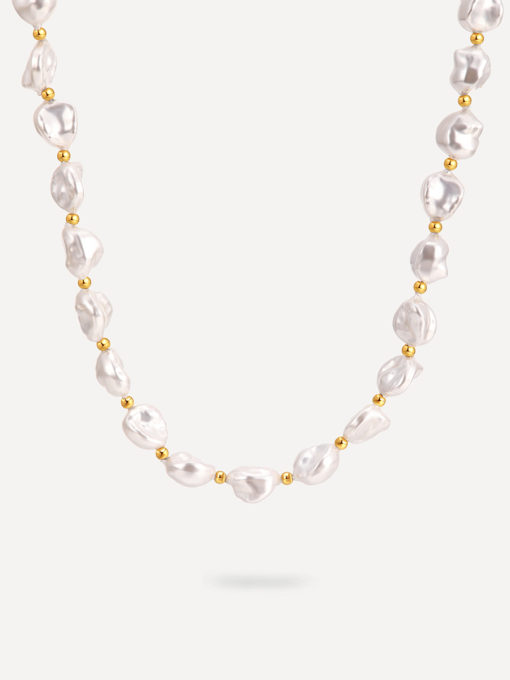 Enchanting Pearl Kette Gold ICRUSH Gold/Silver