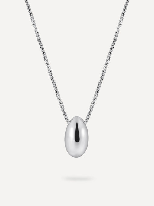 Modern Bean Kette Silber ICRUSH Gold/Silver