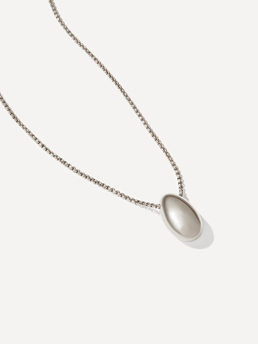 Modern Bean Kette Silber ICRUSH Gold/Silver