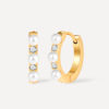 Graceful Pearl Ohrringe Gold ICRUSH Gold/Silver