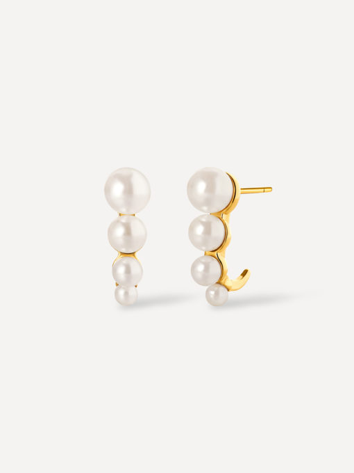 Tender Pearl Ohrringe Gold ICRUSH Gold/Silver