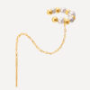 Pearl Stream Earcuff Gold ICRUSH Gold/Silver