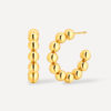 Charming Bead Ohrringe Gold ICRUSH Gold/Silver