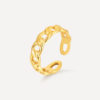 Twisted Knot Ring Silber ICRUSH Gold/Silver