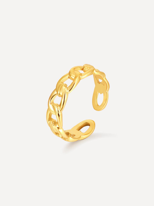 Twisted Knot Ring Silber ICRUSH Gold/Silver