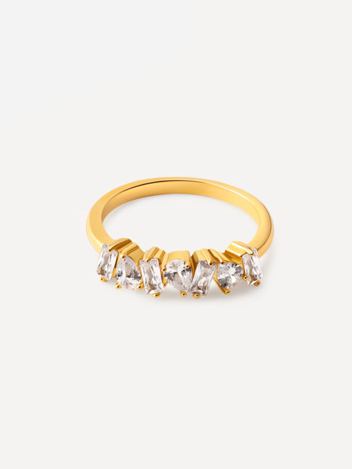 Stellar Path Ring Silber ICRUSH Gold/Silver