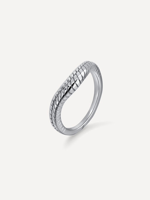 Wavy Scales Ring Gold ICRUSH Gold/Silver