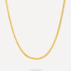 Urban Oval Sleek Kette Silber ICRUSH Gold/Silver