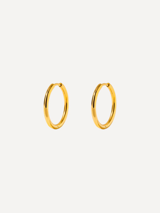 20mm Slim Grace Ohrringe Gold ICRUSH Gold/Silver