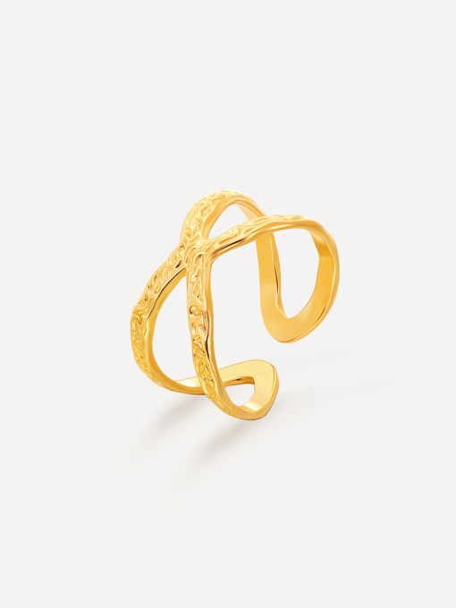 Eternity Knotwork Ring Silber ICRUSH Gold/Silver