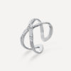 Eternity Knotwork Ring Silber ICRUSH Gold/Silver