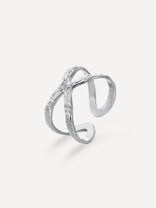 Eternity Knotwork Ring Silber ICRUSH Gold/Silver