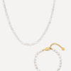 Classic Pearls Set Gold ICRUSH Gold/Silver