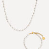 Charming Pearl Set Silber ICRUSH Gold/Silver