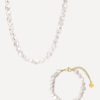 Charming Pearl Set Silber ICRUSH Gold/Silver