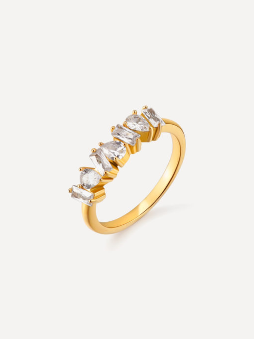 Stellar Path Ring Gold ICRUSH Gold/Silver