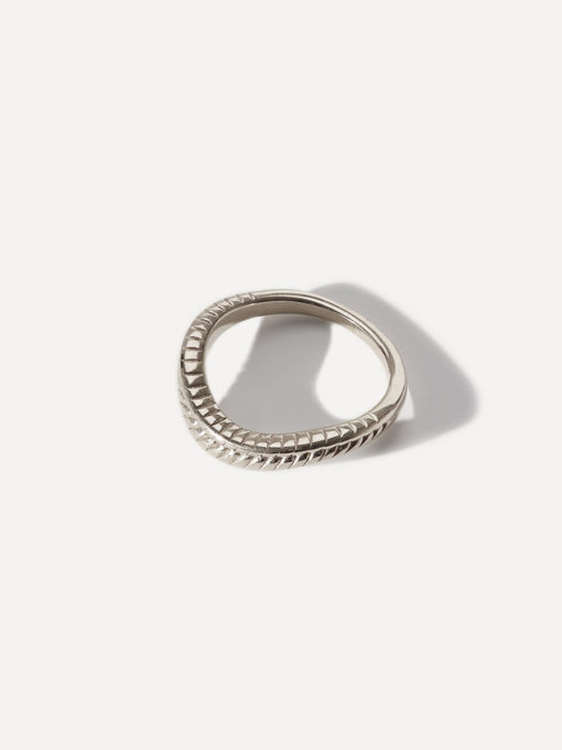 Wavy Scales Ring Gold ICRUSH Gold/Silver