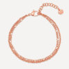 Never-go-wrong ARMBAND Rosegold ICRUSH Gold/Silver