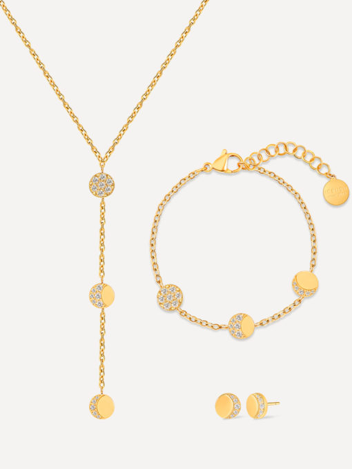 Moon Phase Set Gold ICRUSH Gold/Silver