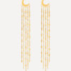 Moonlit Tassel Ohrringe Gold ICRUSH Gold/Silver