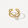 Elegant Pearl Ring Gold ICRUSH Gold/Silver