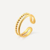 Twilight Beads Ring Gold ICRUSH Gold/Silver