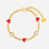 Blazing Love ARMBAND Gold ICRUSH Gold/Silver