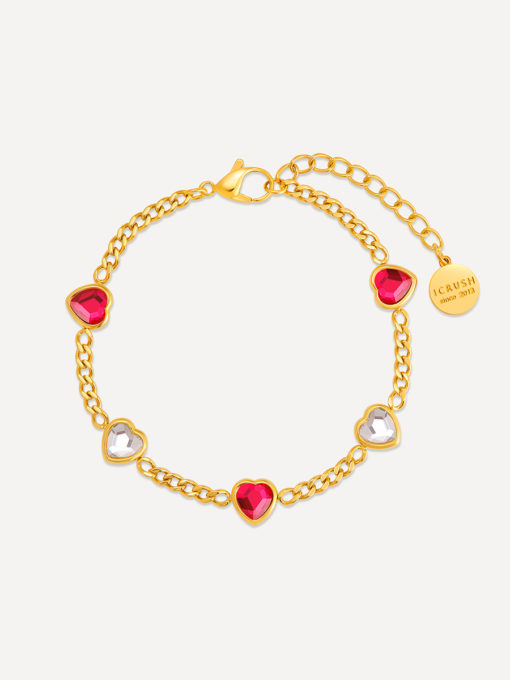 Blazing Love ARMBAND Gold ICRUSH Gold/Silver