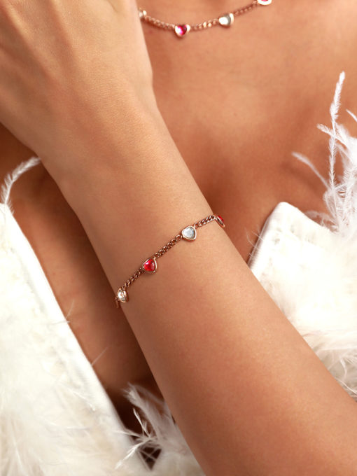 Blazing Love ARMBAND Rosegold ICRUSH Gold/Silver