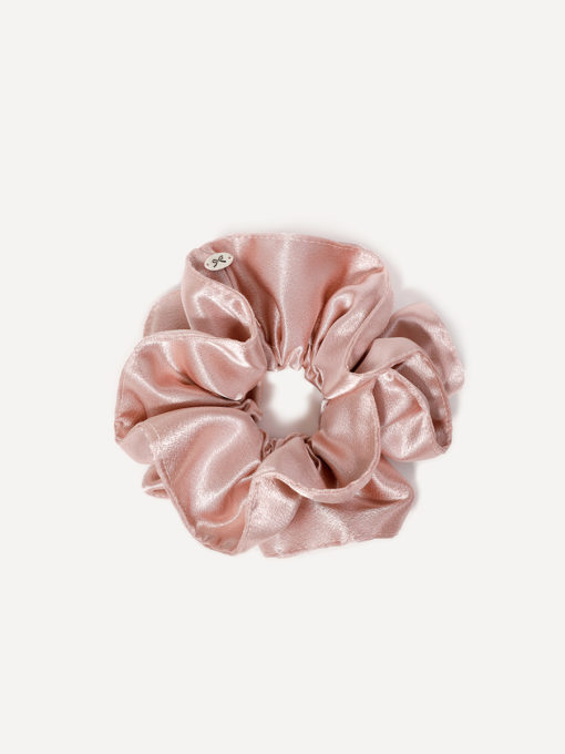 Pink Memory Scrunchie ICRUSH Gold/Silver